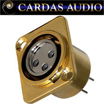 Cardas CM F XLR female XLR socket (1 off) Cardas CM F XLR female XLR socket (1 off)