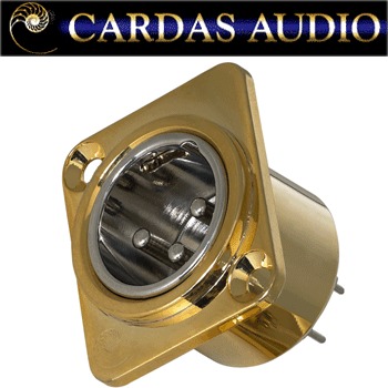 Cardas CM M XLR male XLR socket Cardas CM M XLR male XLR socket
