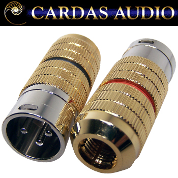 Cardas XLR male plug, CG M XLR - Black Cardas XLR male plug, CG M XLR - Black