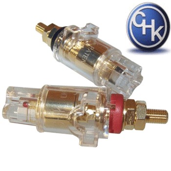 CHK Touchproof 60A gold plated binding posts CHK Touchproof 60A gold plated binding posts