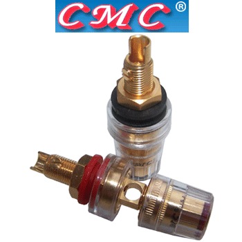 CMC-858MU Copper, gold plated medium speaker terminals CMC-858MU Copper, gold plated medium speaker terminals