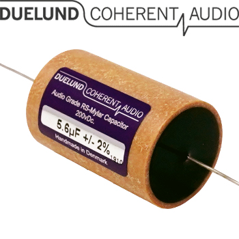 RSM-080: 5.6uF 200Vdc Duelund RS Mylar Capacitors RSM-080: 5.6uF 200Vdc Duelund RS Mylar Capacitors