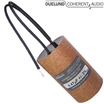 CuSn630V-040: 0.47uF 630Vdc Duelund CAST PIO Tinned Copper Capacitors CuSn630V-040: 0.47uF 630Vdc Duelund CAST PIO Tinned Copper Capacitors