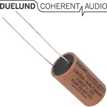 JDM-AG-040: 0.047uF 600Vdc Duelund JDM Silver Foil Capacitor JDM-AG-040: 0.047uF 600Vdc Duelund JDM Silver Foil Capacitor