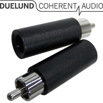 Duelund RCA Plug, Rhodium Plated Duelund RCA Plug, Rhodium Plated