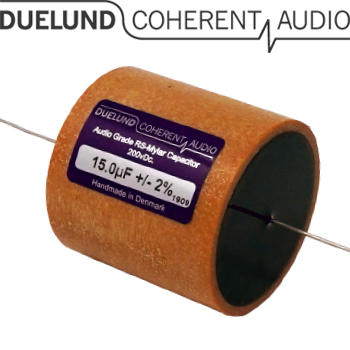 RSM-130: 15uF 200Vdc Duelund RS Mylar Capacitors RSM-130: 15uF 200Vdc Duelund RS Mylar Capacitors