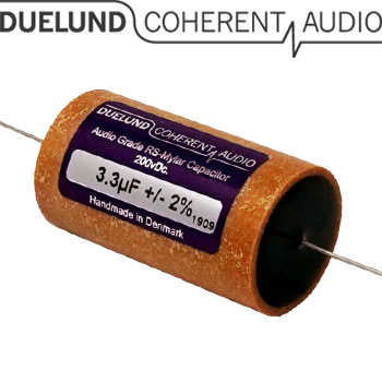 RSM-050: 3.3uF 200Vdc Duelund RS Mylar Capacitors RSM-050: 3.3uF 200Vdc Duelund RS Mylar Capacitors