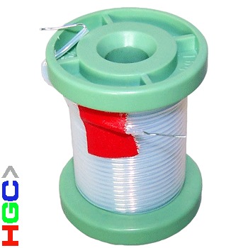 HGC pure silver 0.5mm dia wire (1 metre) sheathed HGC pure silver 0.5mm dia wire (1 metre) sheathed
