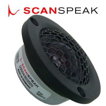 Scanspeak D3004, 602000 Tweeter - Illuminator Range Scanspeak D3004, 602000 Tweeter - Illuminator Range