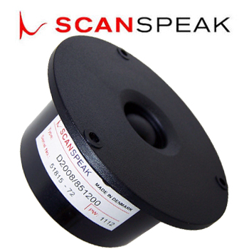 Scanspeak D2008, 851200 Tweeter - Classic Range Scanspeak D2008, 851200 Tweeter - Classic Range