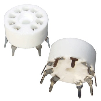 SK9CP18 - Matt white ceramic PCB mount B9A base (pk of 2) SK9CP18 - Matt white ceramic PCB mount B9A base (pk of 2)