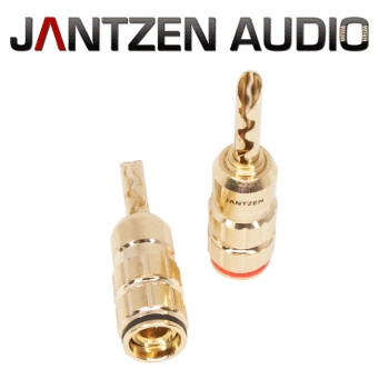 012-0130 Jantzen Banana BFA Plug, grub screw type, Gold plated 012-0130 Jantzen Banana BFA Plug, grub screw type, Gold plated