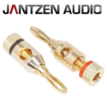 012-0140 Jantzen Banana Plug, Side screw-in type, Gold plated 012-0140 Jantzen Banana Plug, Side screw-in type, Gold plated