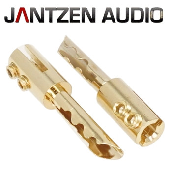 012-0150 Jantzen Banana BFA Plug, Grub screw type, Gold plated 012-0150 Jantzen Banana BFA Plug, Grub screw type, Gold plated