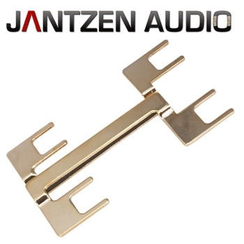 012-0240 Double Binding Post Jumper, M9, gold plated (1 off) 012-0240 Double Binding Post Jumper, M9, gold plated (1 off)