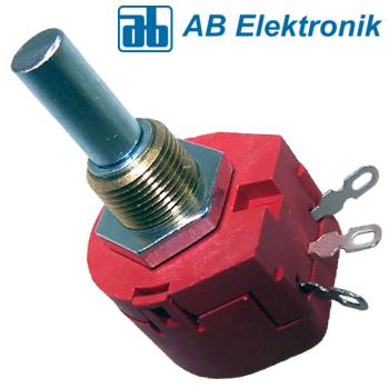 AB Elektronik ABW1 Series 1W Wirewound potentiometer AB Elektronik ABW1 Series 1W Wirewound potentiometer