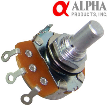 Alpha 24mm Solid Shaft Potentiometers Alpha 24mm Solid Shaft Potentiometers