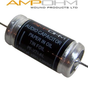 Ampohm Tin Foil, Paper in Oil Capacitors Ampohm Tin Foil, Paper in Oil Capacitors