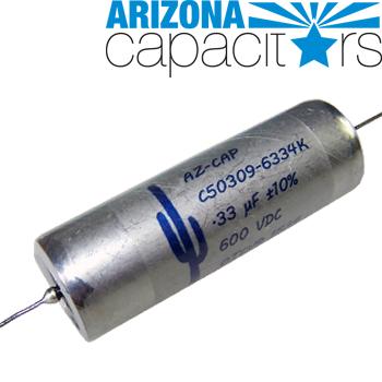 Arizona Capacitors Blue Cactus - Mylar/Paper/Oil/Aluminum Foil Capacitor, C50309 Arizona Capacitors Blue Cactus - Mylar/Paper/Oil/Aluminum Foil Capacitor, C50309