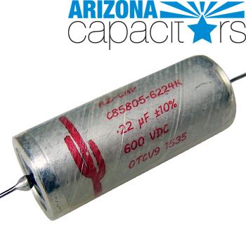 Arizona Capacitors Red Cactus - Paper/Oil/Aluminum Foil Capacitor, C85805 Arizona Capacitors Red Cactus - Paper/Oil/Aluminum Foil Capacitor, C85805