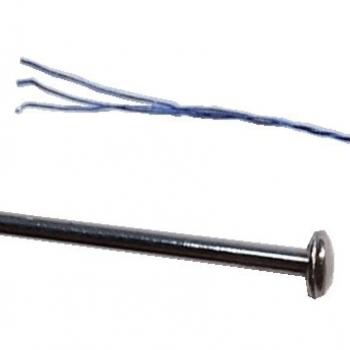 Closeup view of Audio Note 99.999% silver tone arm wire Closeup view of Audio Note 99.999% silver tone arm wire