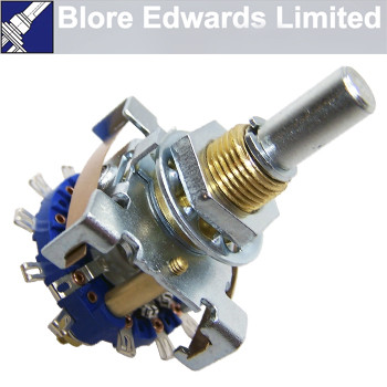 Blore Edwards 2 pole 6 way selector switch, OPXR-1054-01 Blore Edwards 2 pole 6 way selector switch, OPXR-1054-01