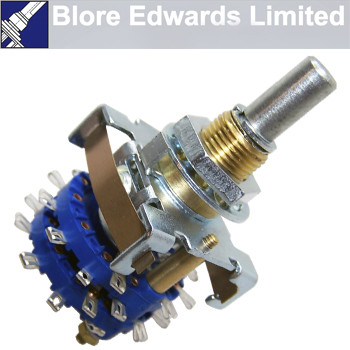 Blore Edwards 4 pole 6 way selector switch, OPXR-1055-02 Blore Edwards 4 pole 6 way selector switch, OPXR-1055-02