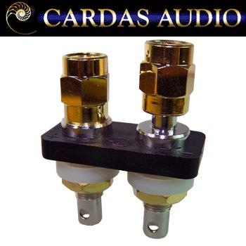 Cardas ACBP-S short Rhodium / silver plate binding posts Cardas ACBP-S short Rhodium / silver plate binding posts