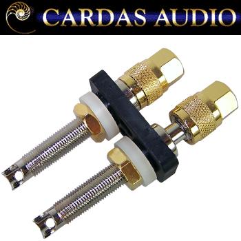 Cardas CCGR-L long Rhodium / silver plate binding posts Cardas CCGR-L long Rhodium / silver plate binding posts