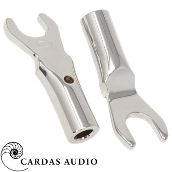 Cardas CGMS 9RM Copper Spade, Rhodium over Silver Plated Cardas CGMS 9RM Copper Spade, Rhodium over Silver Plated
