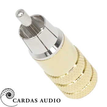 Cardas GRCM 6 male RCA plug, Rhodium over Silver plate (6mm version) Cardas GRCM 6 male RCA plug, Rhodium over Silver plate (6mm version)