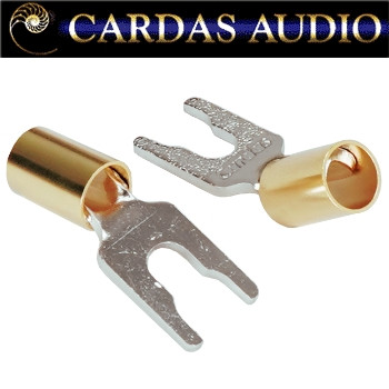 Cardas GRS U Copper Spade , Rhodium Plated (1 off) Cardas GRS U Copper Spade , Rhodium Plated (1 off)