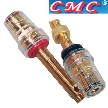 CMC-858-L-CUR-G gold plated, long speaker terminals CMC-858-L-CUR-G gold plated, long speaker terminals