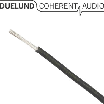 Duelund DCA12GA 600Vdc tinned copper multistrand wire in Polycast sleeving Duelund DCA12GA 600Vdc tinned copper multistrand wire in Polycast sleeving