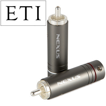 ETI Research Nexus RCA Plug, Silver Plated ETI Research Nexus RCA Plug, Silver Plated