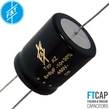 F&T Electrolytic Dual Section Type AZ Capacitors F&T Electrolytic Dual Section Type AZ Capacitors