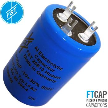 F&T Electrolytic Type LFAZ Dual Section Radial Capacitors F&T Electrolytic Type LFAZ Dual Section Radial Capacitors