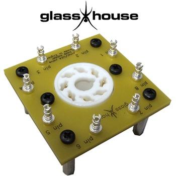 Glasshouse Octal/UX4 valve holder board Glasshouse Octal/UX4 valve holder board
