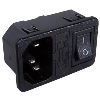 Combined IEC Inlet with Switch and Fuseholder - Panel Mount | Hifi ...