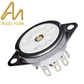 Audio Note B9A chassis mount silver plated, from above fit - VBASE015 Audio Note B9A chassis mount silver plated, from above fit - VBASE015