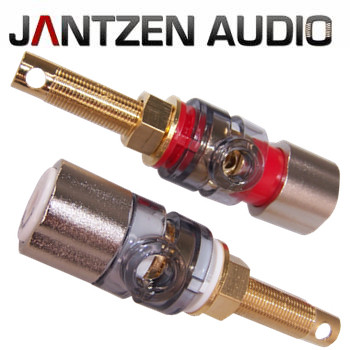012-0209 Jantzen Binding Post M9 / 25mm, Satin nickel plated, red / black 012-0209 Jantzen Binding Post M9 / 25mm, Satin nickel plated, red / black