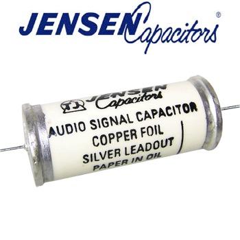 Jensen Copper Foil, Paper in Oil, in a Ceramic can Capacitors Jensen Copper Foil, Paper in Oil, in a Ceramic can Capacitors