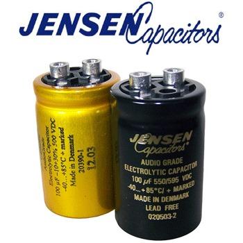 Jensen Radial Electrolytic Capacitors (screw terminal) Jensen Radial Electrolytic Capacitors (screw terminal)