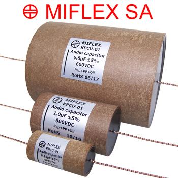 Miflex KPCU Copper Foil Capacitors Miflex KPCU Copper Foil Capacitors