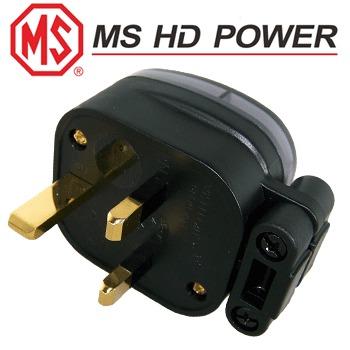 MS HD Power MS328G 13A UK mains plug, Gold plated MS HD Power MS328G 13A UK mains plug, Gold plated