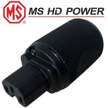 MS HD Power MS9315 IEC Plug, polished un-plated MS HD Power MS9315 IEC Plug, polished un-plated
