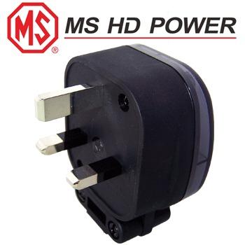 MS HD Power MS328Rh 13A UK plug, Rhodium plated MS HD Power MS328Rh 13A UK plug, Rhodium plated