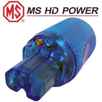 MS HD Power MS9315G Blue IEC Plug, Cryo`ed, Gold Plated MS HD Power MS9315G Blue IEC Plug, Cryo`ed, Gold Plated