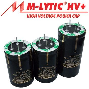 Mundorf Mlytic HV+ Electrolytic Capacitors Mundorf Mlytic HV+ Electrolytic Capacitors