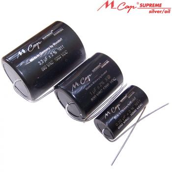 Mundorf MCap Supreme Silver Oil Capacitors Mundorf MCap Supreme Silver Oil Capacitors